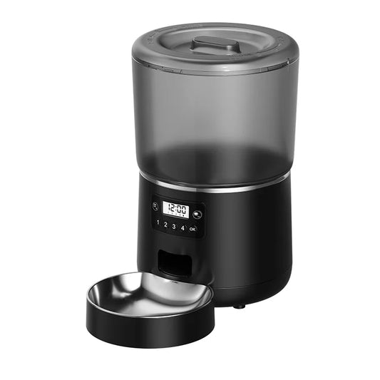 4L Automatic Timer Bowl Auto Feeder 4L Smart Pets Feeder Suitable for Small Cats and Dog Remote Feeding