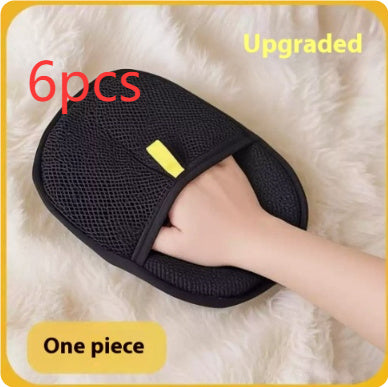 Pet Hair Remover Gloves Deshedding Brush Glove For Dog Cat Rabbit With Long Short Curly Hair